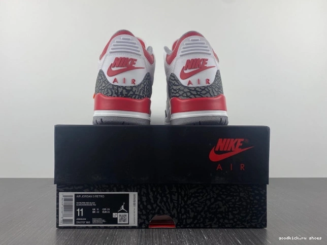 Jordan Air 3 Red Fire DN3707-160 OG 0824